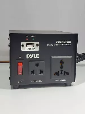 Pyle PVTC320U Step Up And Down Converter 500 Watt Voltage Transformer W/ USB NEW • $39.99