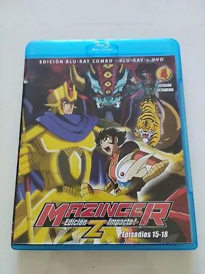 Mazinger Z Edition Impact Vol 4 Episodes 15-18 Blu-Ray DVD Spanish Japanese Am • $32.27