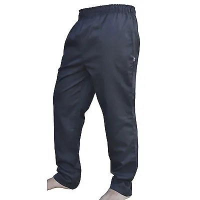 Cotton Chef Trousers Catering Work Wear Kitchen Black 100% Cotton Chef Trousers • £12.99