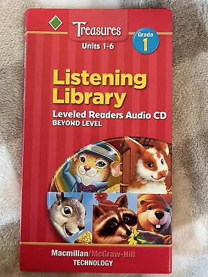Macmallion/McGraw-Hill Treasures Grade 1 Listening Library Beyond Level 1-6 • $5