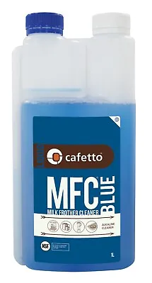 Cafetto Milk Froth / Frother Cleaner MFC Blue 1L - Cleans Descales & Sanitises • $26.80