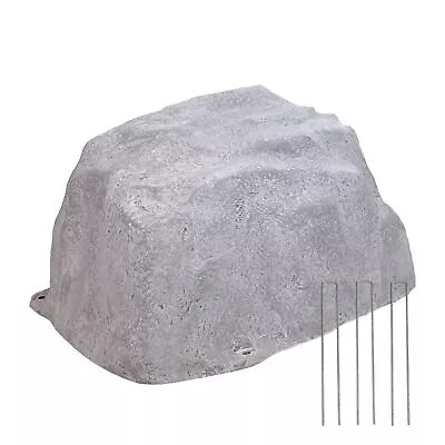 Low-Profile Artificial Landscape Rock With Stakes - Gray By Sunnydaze • $64.95