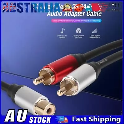 RCA Cable Female To 2RCA Male Splitter Y Shaped Splitter Audio Cable For DVD TV  • $8.57
