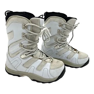 Morrow Wildflower Women’s Snowboard Boots Size 6 US 36 EUR Light Blue  Gray • $26.99