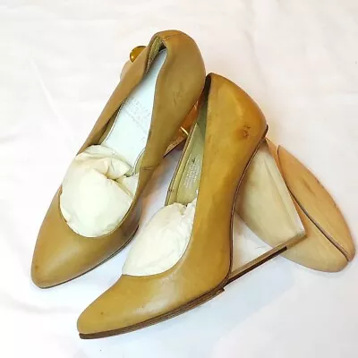 Maison Margiela X H&M Size: US 6 EU 37 Wedge Lucite Heels 952390 Nude Pumps • $148.89