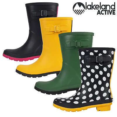 £65 • Buy Lakeland Active Women's Lyzzick Mid Wellington Boots Waterproof Wellies Spotty