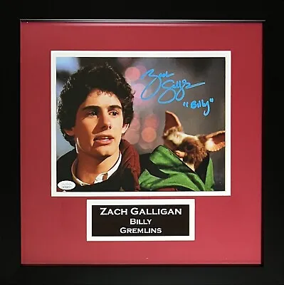 Zach Galligan Signed Inscribed Framed 8x10 Photo Gremlins JSA Witness Gizmo • $111.19