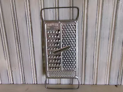 Vintage *All In One* Cheese Vegetable Metal Grater Country Farmhouse Decor • $9