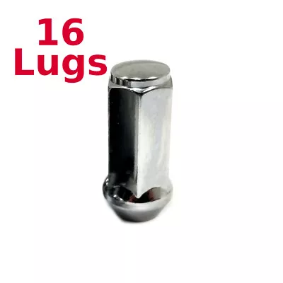 16x Mr. Lugnut 5454XXL Lug Nuts 14x1.5 3/4  Hex Chrome • $14.33