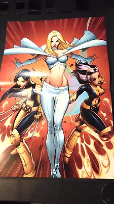 Marvel 10.5 X 16 Double Sided Poster- Mary Jane Emma X-23 J Scott Campbell • $14.50