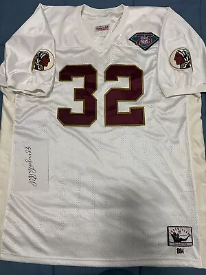 Mitchell & Ness Ricky Ervins Washington Redskins Commanders Jersey Sz 60 4XL • $125