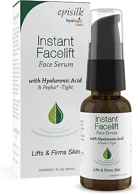 Hyalogic - Episilk Instant Facelift Face Serum With Hyaluronic Acid & Pepha-Tigh • £41.90