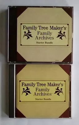 Family Tree Maker's Family Archives Starter Pack Genealogy Database CD Rom Pack • £29.95