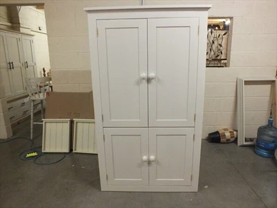 £695 • Buy Buckingham All Painted Larder/ Linen With Bottom Cupboard- F&B Strong White