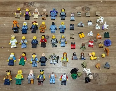 Lego Minifigures Lot Of 65 Mini Figures Accessories Parts Pieces READ • $69.99