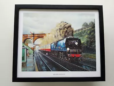 Malcolm Root Steam Train Print 'Rhythm And Blues'  FRAMED • £24.95