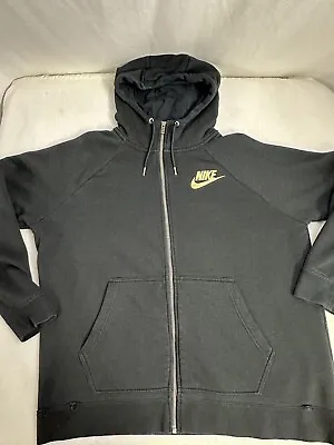 Nike Full Zip Hoodie With Gold Lettering. Size:1X • $19.99