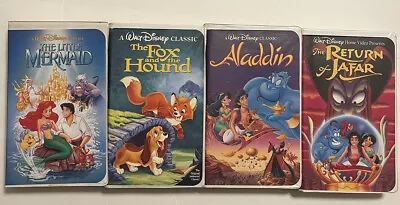 Walt Disney Black Diamond / Walt Disney Home Video VHS Tapes Lot Of 4 Very Good! • $15