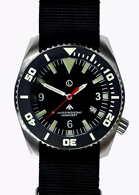 MWC 100atm/3280ft WR GTLS Military Dive Watch - Contract Surplus At Half Price! • $199