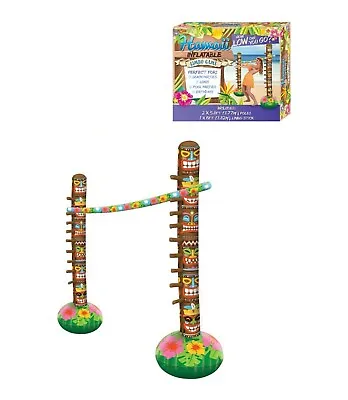 Inflatable Limbo Party Game 3pc Set Kids Party Games Hawaiian Party Accessories • £19.99