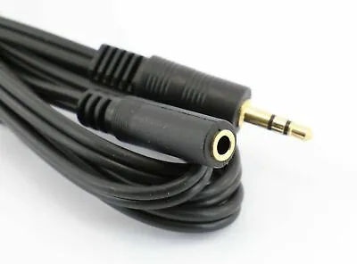 3.5mm Stereo Jack Plug Socket Aux Extension Headphone Speaker MP3/MP4 Lead Cable • £3.29