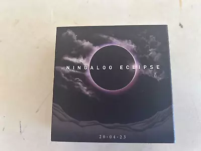 Perth Mint 2023 Ningaloo Eclipse 2oz Silver Antiqued Coloured Coin Mintage 3000 • $270