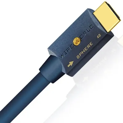 $190 • Buy Wireworld Sphere 48 HDMI2.1 Audio/Video 4k/18gbps/HDR Cable (5 Meters)