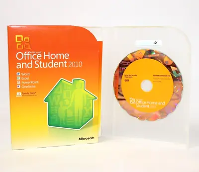 Microsoft Office Home And Student 2010 MS Family Pack - EXC MINT • $74.95