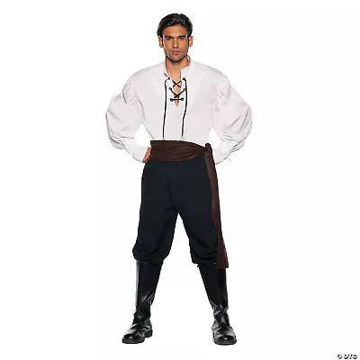 Morris Costumes - Men's White Renaissance Costume Shirt • $36.46