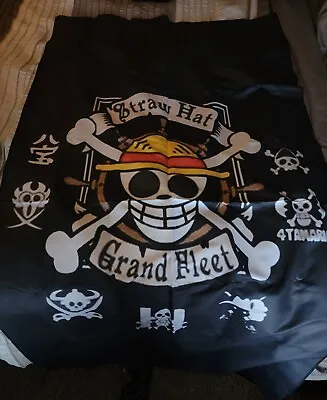 Anime One Piece Straw Hat Pirates Skull Logo Monkey D Luffy Cosplay Flag • $20