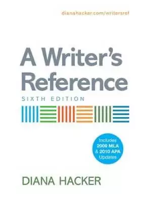 A Writer's Reference With 2009 MLA And 2010 APA Updates - ACCEPTABLE • $3.81