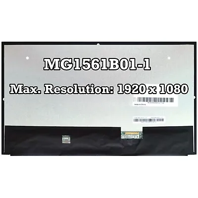 15.6  Replacement MG1561B01-1 IPS LCD Screen Panel 1920×1080 LVDS Interface • $94.12