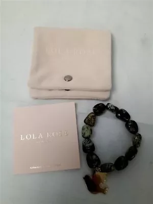 Lola Rose Natural Stone Firework Agate Bracelet • £4.99