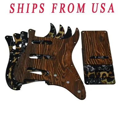 $13.58 • Buy KAISH USA Spec Guitar SSS Plastic Pickguards Tremolo Cover For Fender Strat