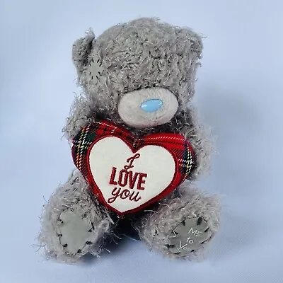 Carte Blanche Me To You Bear Plush Doll 6” Gray Patch Love Red Heart Valentine • $20.99