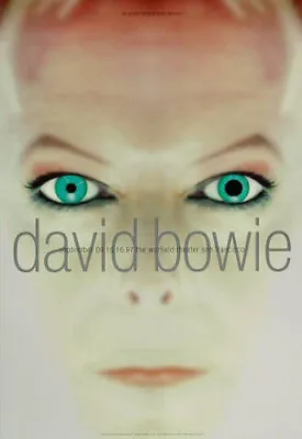 $149 • Buy David Bowie ORIGINAL Bill Graham 1997 Concert Poster Warfield Theatre 