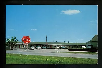 Hotel Motel Postcard Indiana IN Markle Slumber Inn Motel Chrome • $5.99