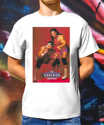£8.99 • Buy Stiener Brothers 80s 90s NWO WCW NWA WWE WWF AEW NJPW Retro T-Shirt All Sizes