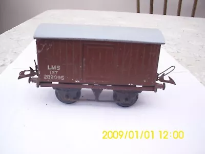 Hornby O Gauge LMS No 1. 12ton Luggage Goods Van No. 282095 - Brown • £4.99