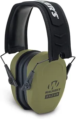 Walker's Game Razor Passive OD Green Earmuff W-Polymer 27 DB GWP-RSMPAS-ODG • $24.13