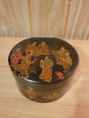 Vintage Oriental Themed Jewelry Box • $15