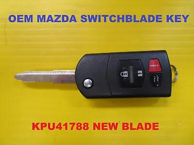 OEM 2006- 2008 Mazda 6 Switchblade Flip Remote Key New Blade KPU41788 4 Button • $49.88