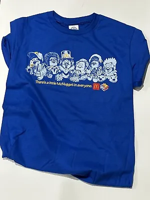 Authentic New McDonald’s Kerwin Frost Mcnuggets Crew  Employee T Shirt  L  Large • $17