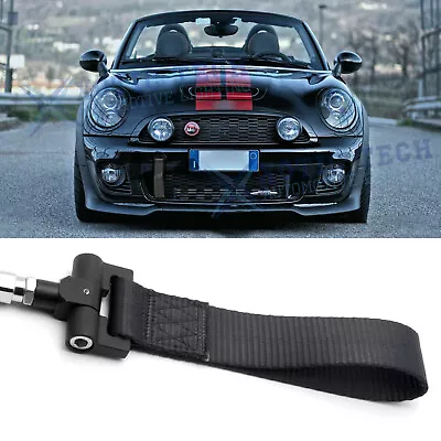 JDM Black Track Racing Tow Strap Hook For MINI Cooper 2002-2013 Rxx Models • $18.98