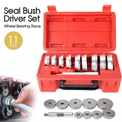 11PCS Wheel Bearing Race Seal Bush Driver Set Bushing Housing Rod Aluminium • $28.99