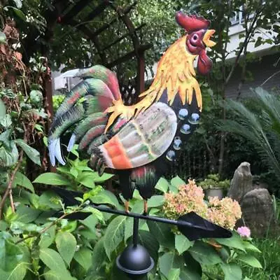 Weather Vane Cockerel Weathervane Iron Structure - Colorful • £52.01