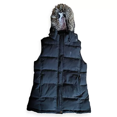 Jack Murphy Ladies Day Hooded Gilet - Black - UK Size 10 • £25