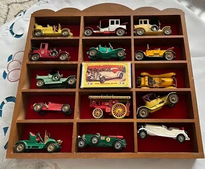 Matchbox Lesney Models Of Yesteryear Display Case With Cars • £19.99