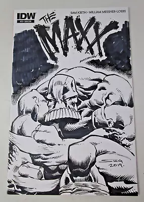 Maxx #13 2014 [NM] Blank Variant Mark Stegbauer Original Art 2019 Signed • $99.99