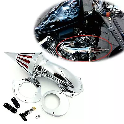 $95.99 • Buy Air Cleaner Kits Intake For Yamaha Vstar V-Star 650 All Year 1986-2012 CHROME